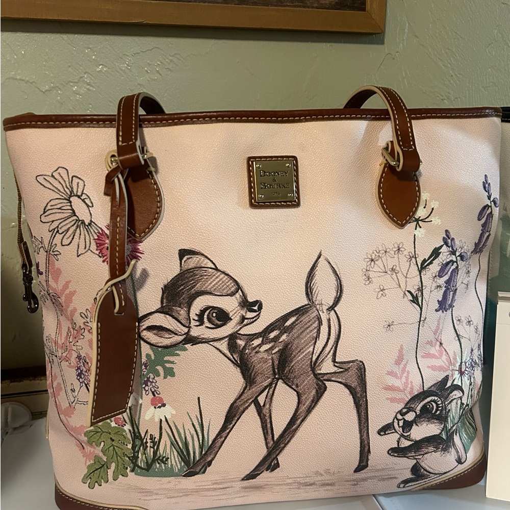 RARE Bambi Dooney & Bourke Tote